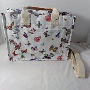 Butterfly Tote/Computer/Craft Bag – 13 x 9 x 5” – New